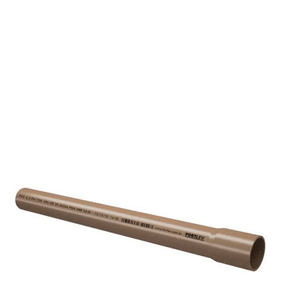 Tubo-Soldavel-PVC-25mm-3m-Marrom-Fortlev-93331