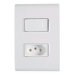 Conjunto-4x2-com-1-Interruptor-Simples-10A-250V---1-Tomada-2P-T-10A-250V-Liz-57170-064-Branco-Tramontina-90978