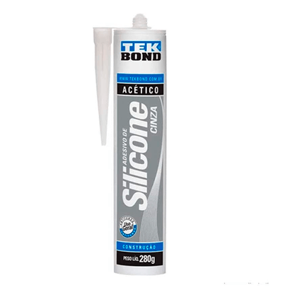 Silicone-Acetico-280g-Cinza-Tekbond-101524