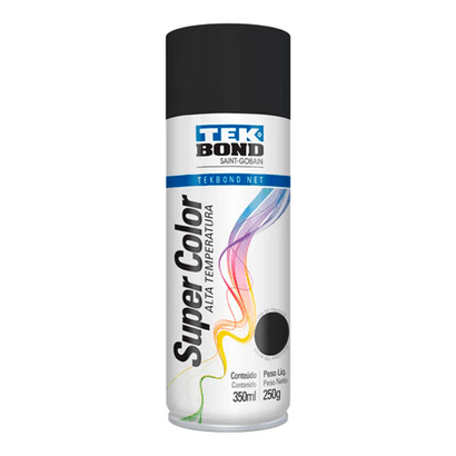 Tinta-Spray-Super-Color-Alta-Temperatura-Preto-Fosco-Tekbond-101696