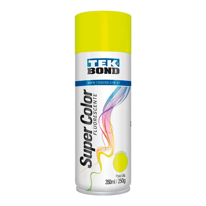 Tinta-Spray-Super-Color-Fluorescente-Amarelo-Tekbond-101693
