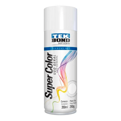 Tinta-Spray-Super-Color-Uso-Geral-Branco-Brilhante-Tekbond-101652