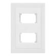 Placa-para-2-Modulos-com-Suporte-4x2-Branco-Fosco-Dicompel-101474