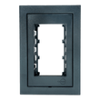 Placa-para-3-Modulos-com-Suporte-4x2-Preto-Fosco-Dicompel-101674