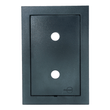 Placa-2-Furos-com-Suporte-4x2-Preto-Fosco-Dicompel-101687