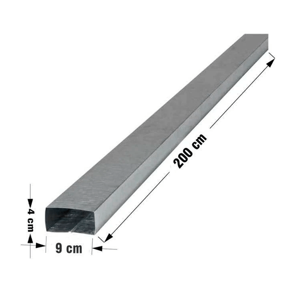 Condutor Retangular 28cm 2m Calha Forte - VILLAGE