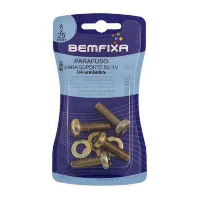 Parafuso-Para-Suporte-De-TV-M8X25-Bemfixa