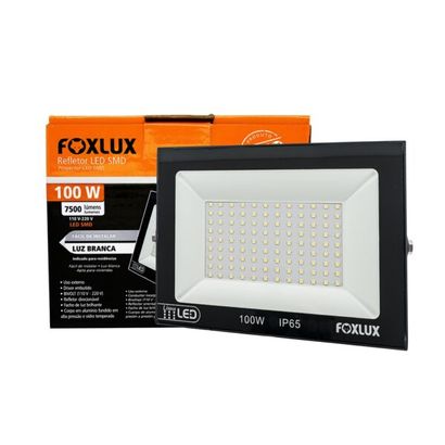 Refletor-LED-100W-6500K-Preto-Foxlux---106387